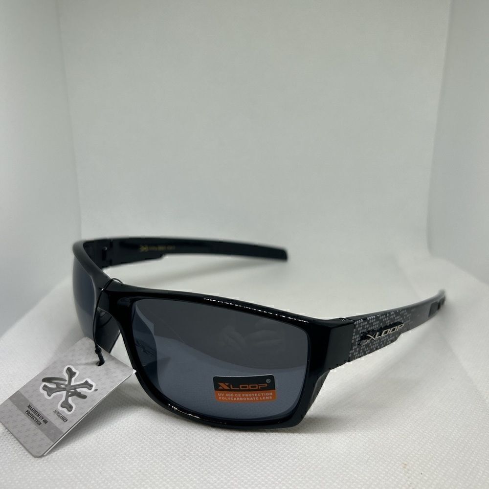 X-Loop Oval Wrap Mens Sunglasses